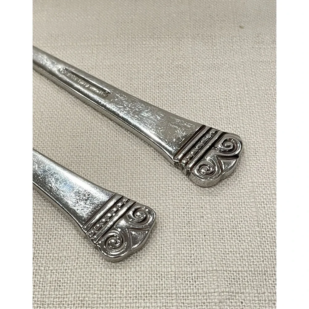 Oneida MELODIA 18/10 Stainless Flatware 6 Piece Place‎ Setting Serving